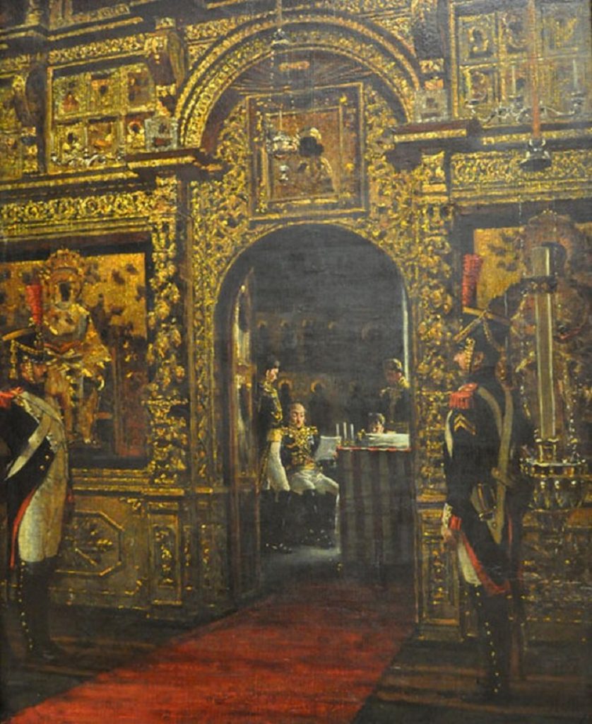 Верещагин Василий Васильевич (1842-1904) , Маршал Даву в Чудовом монастыре , Национальный художественный музей Республики Беларусь